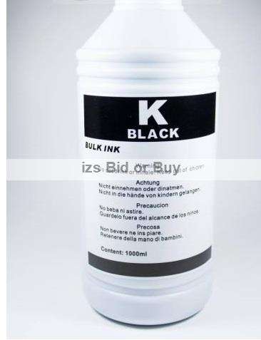 1 Litre Black Ink for Printer Cartridges
