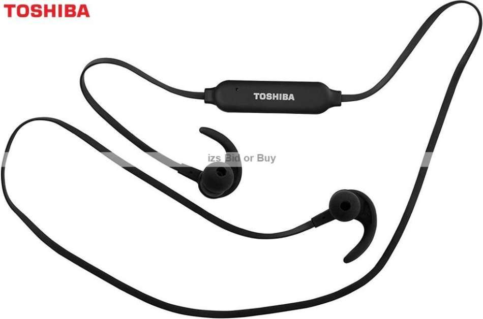 Toshiba Bluetooth Wireless Stereo Earphones with Mic ***NO RESERVE*** WOW