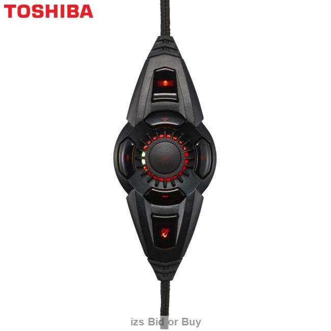 Toshiba gaming headset with virtual 7.1 surround sound