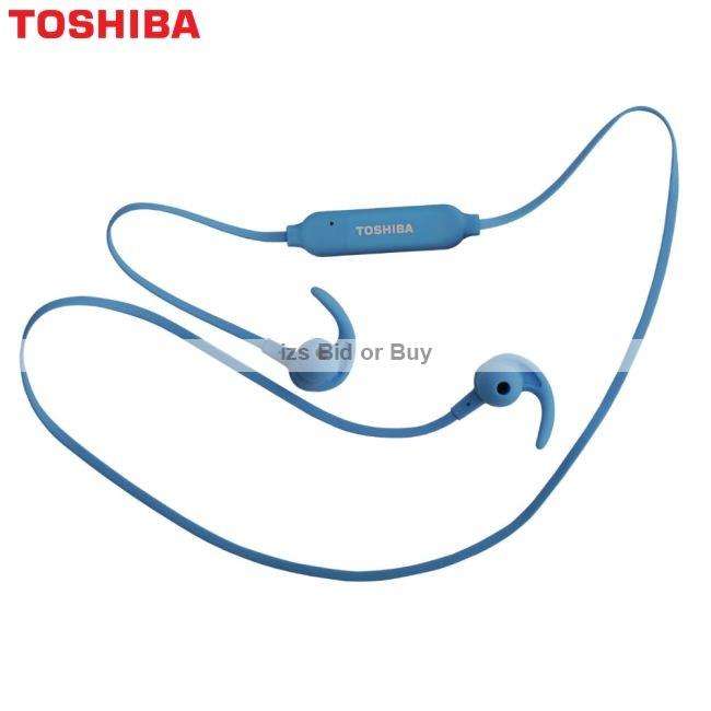 Toshiba Bluetooth Wireless Stereo Earphones with Mic ***NO RESERVE*** WOW