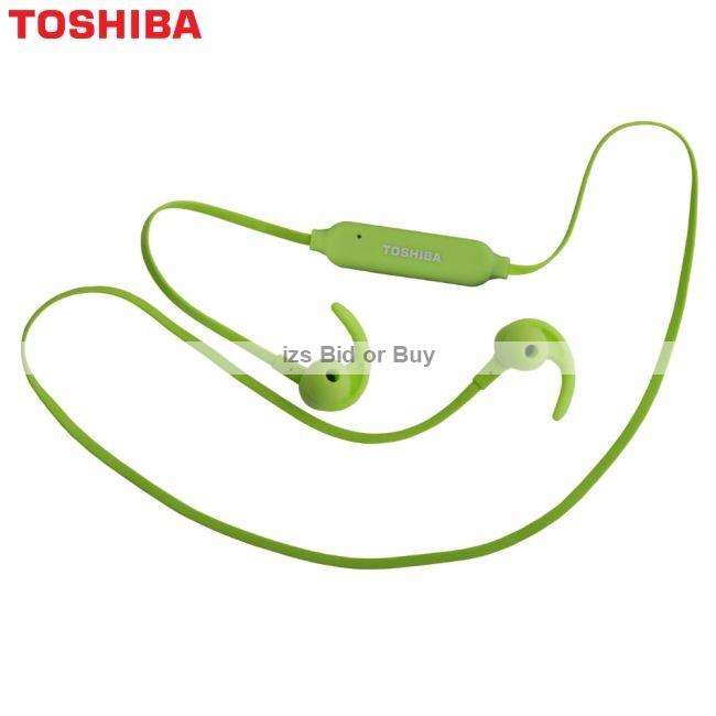 Toshiba Bluetooth Wireless Stereo Earphones with Mic ***NO RESERVE*** WOW