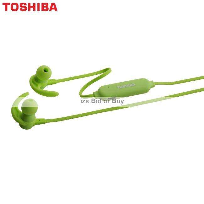 Toshiba Bluetooth Wireless Stereo Earphones with Mic ***NO RESERVE*** WOW
