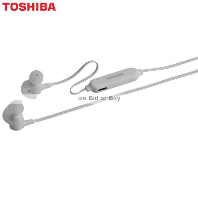 Toshiba Bluetooth Wireless Stereo Earphones with Mic ***NO RESERVE*** WOW