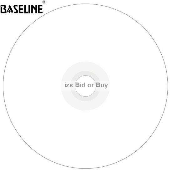 Baseline Blu-Ray Blank 25GB Printable Disc BD-R ***With Jewel Case***