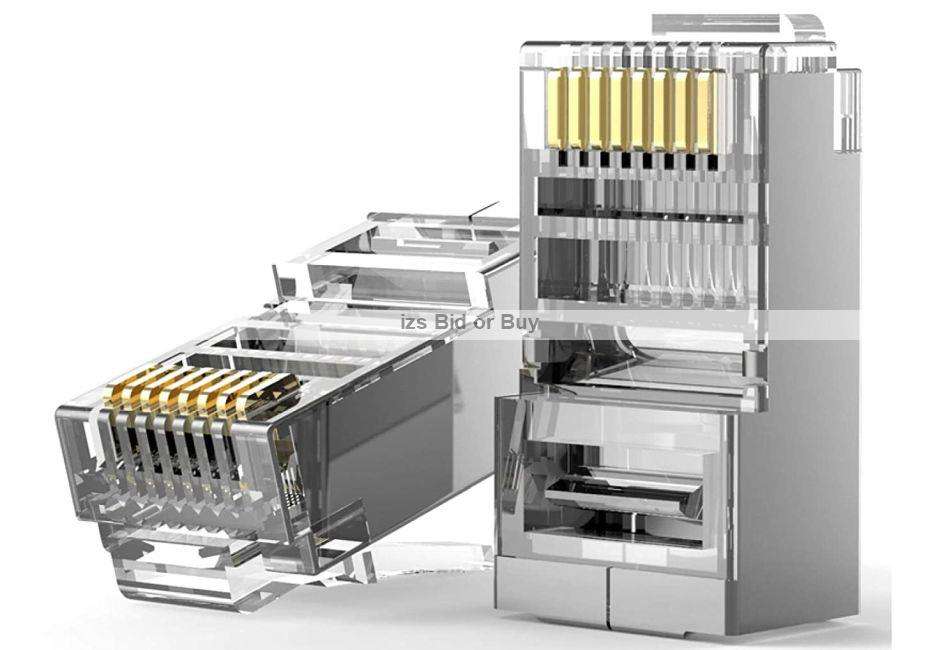 RJ45 Cat6 Shielded Crimp Connector