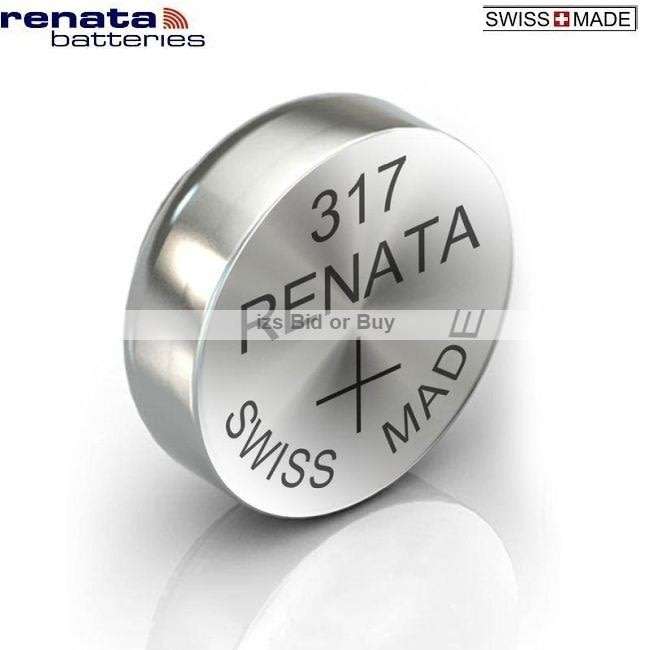 Renata 317 SR516SW Silver 1.55V *** Swiss Made Battery ***