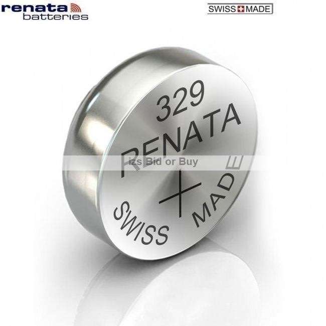 Renata 329 SR731SW Silver 1.55V *** Swiss Made Battery ***