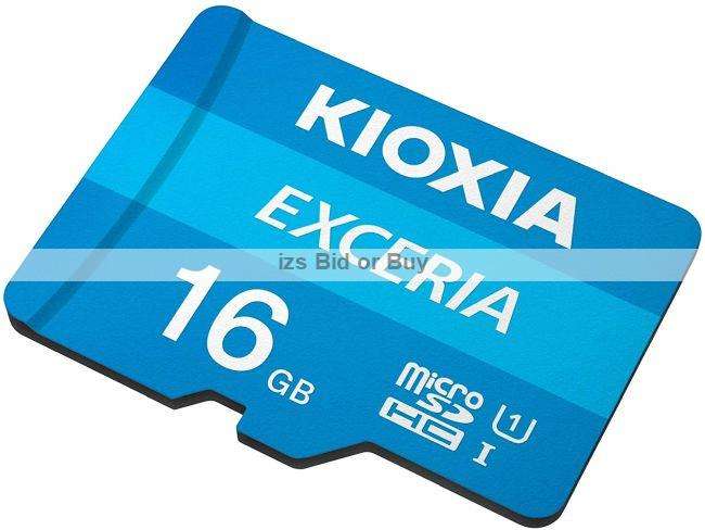 Kioxia Exceria 16GB microSDHC UHS-I Card Class10 100MB/s