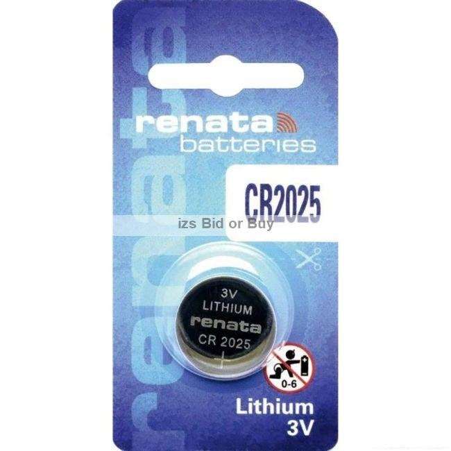 Renata CR2025 Lithium 3V Battery