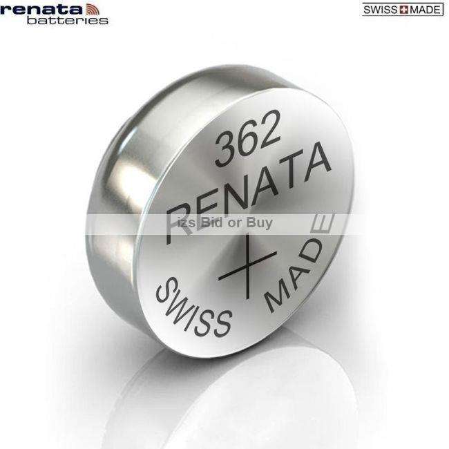 Renata 362 SR721SW Silver 1.55V *** Swiss Made Battery ***