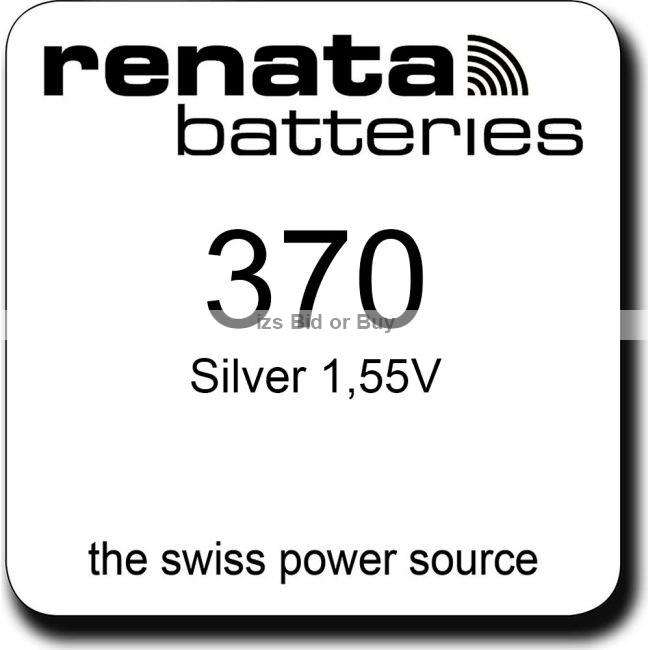 Renata 370 SR920W Silver 1.55V