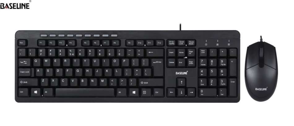 Baseline Wired Keyboard and Mouse Combo