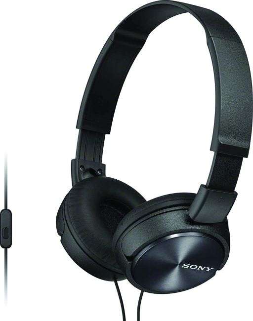 Sony MDR-ZX310 Stereo Headphones Black Deal Of The Day
