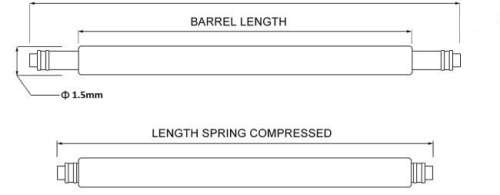 Spring Bar Stainless Steel 17mm For Watch Bands ***4 Pack***