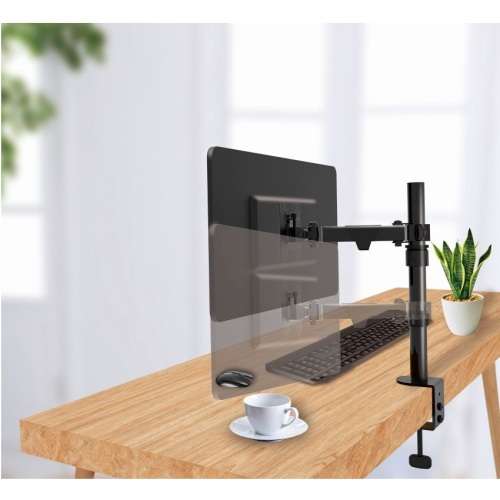 Ellies Single Arm Height Adjustable Monitor Mount 13` - 32` ***WOW***