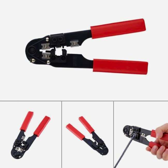 RJ45 Crimping Tool with Cable stripper