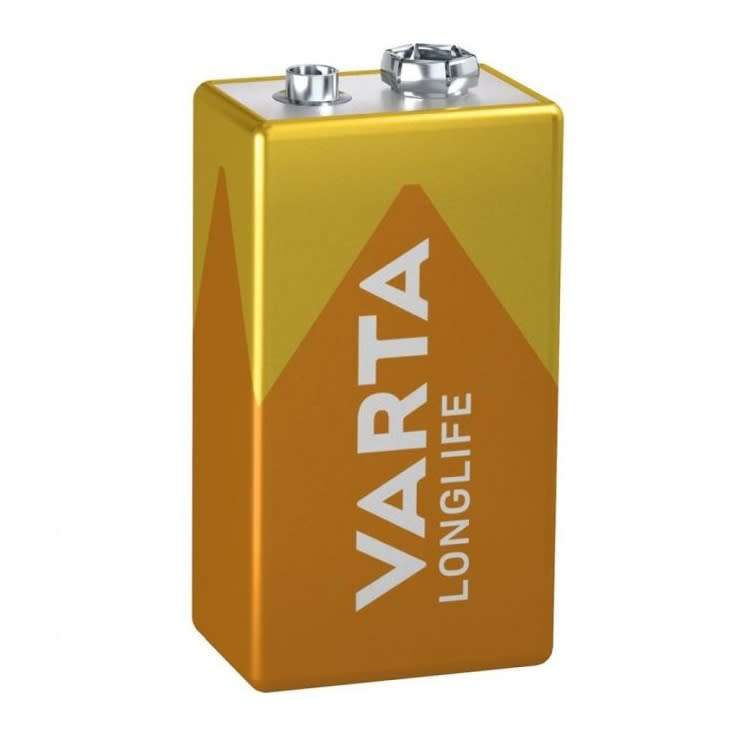 10 x Varta LongLife 9 Volt Alkaline Battery