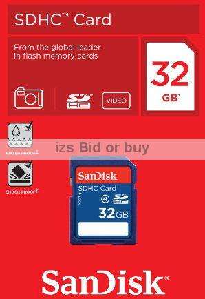 Sandisk 32GB SDHC Card ***NO RESERVE*** WOW