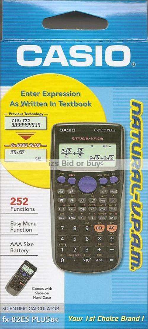 Casio Scientific Calculator fx-82ES Plus ***NO RESERVE***