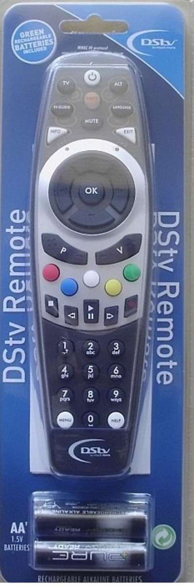 Dstv Remote *** Original, Includes Rechargeable Batteries *** WOW