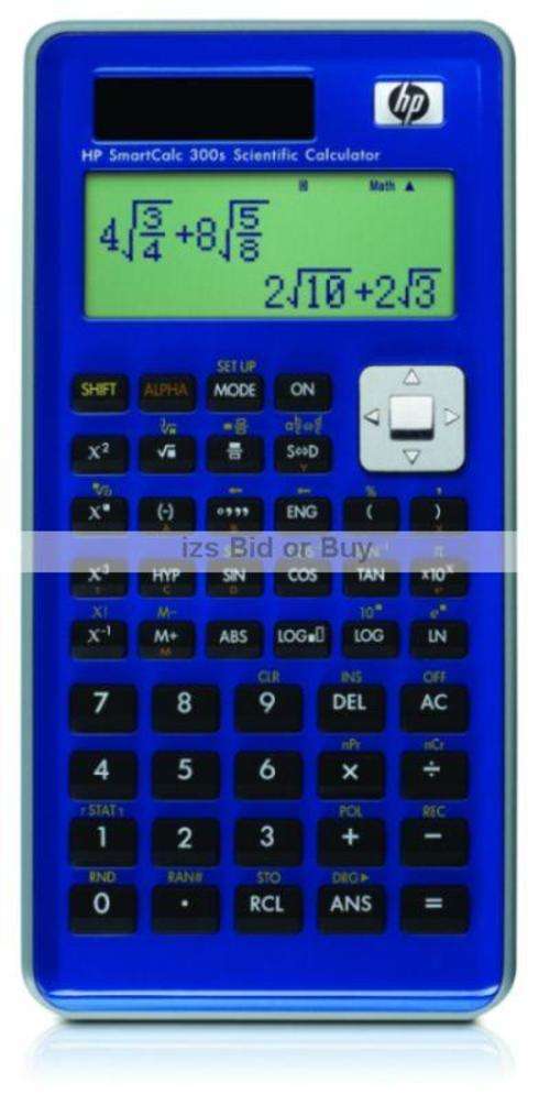 HP SmartCalc 300s Scientific Calculator ***TextBook Display Format***
