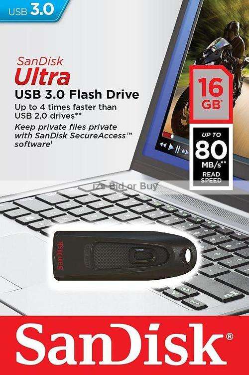 SanDisk Ultra 16GB USB3 Memory Stick **WOW***