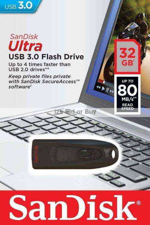 SanDisk Ultra 32GB USB3 Memory Stick **WOW***