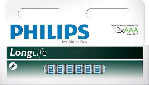 Philips AAA Batteries 12 Pack ***WOW*** Limited Stock