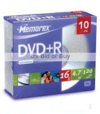 Memorex 10 Pack DVD+R ***WOW***
