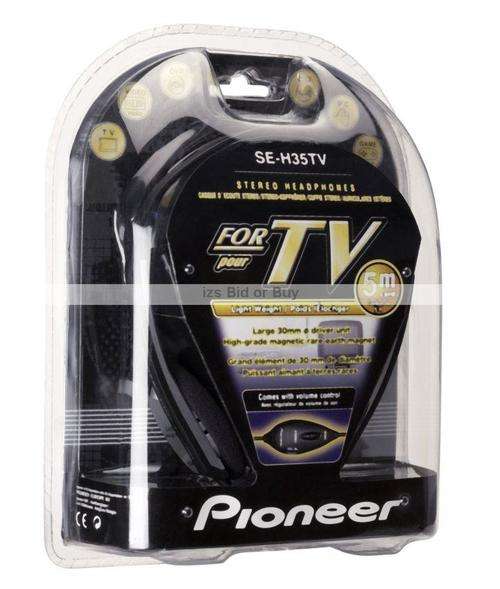 Pioneer TV Headphones ***NO RESERVE*** WOW