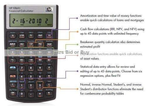 HP 10bll+ Financial Calculator ***WOW***