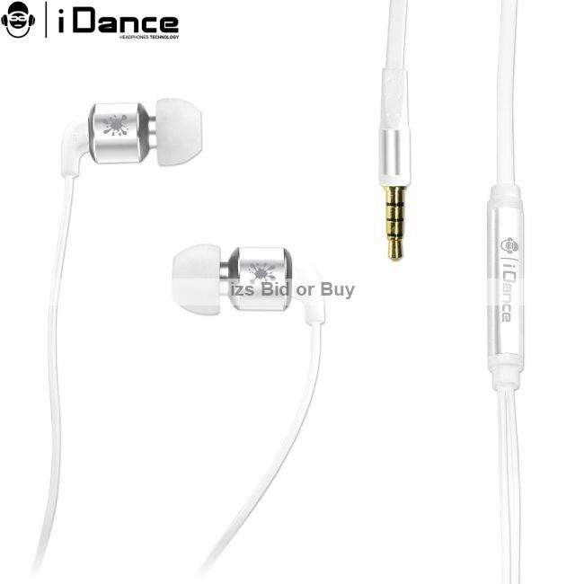 iDance 2Loud Earphones with in-Line Mic - White ***NO RESERVE*** WOW