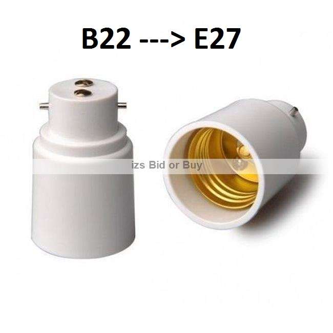 B22 Bayonet To E27 Screw Type Bulb Converter