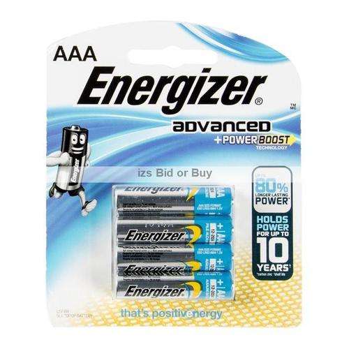 Energizer Advanced AAA Batteries - 4 Pack