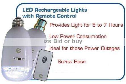 Rechargeable LED Light with Remote Control ***WOW***