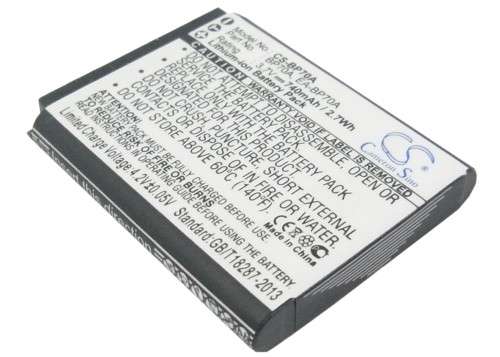 CS-BP70A      SAMSUNG AQ100     Camera Battery