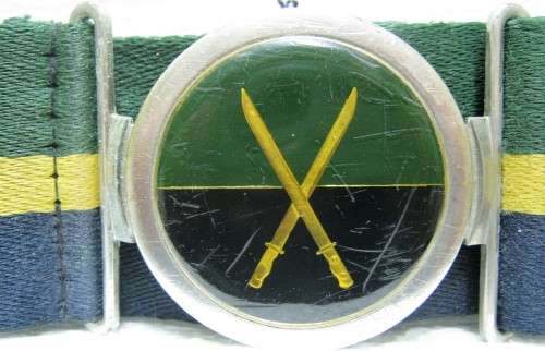 SADF - S.A. INFANTRY SCHOOL STABLE BELT IN A GOOD USED CONDITION - SOME SUPERFICIAL SCRATCHES