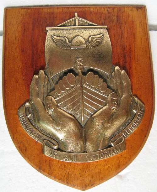 OLD S.A.D.F. - 4 SPECIAL FORCES REGIMENT (4 SFR) TECHNICAL SECTION PLAQUE IN GOOD COND 195 X 160 mm