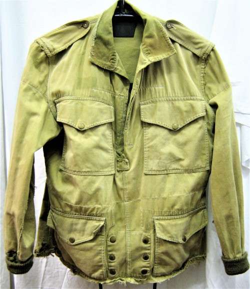 OLD RHODESIAN SAS DENISON JUMP SMOCK - DONKEY TAIL, BUTTONS AND PRESS STUDS INTACT - HAS BEEN USED