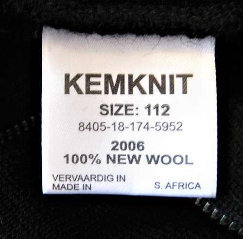 S.A. NAVY SUBMARINER TURTLE NECK PURE WOOL JERSEY WITH EPAULETTES SIZE 112 (XL) IN UNUSED CONDITION