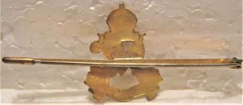 ROYAL NATAL CARBINEERS SWEEHEART BROOCH IN VERY GOOD CONDITION