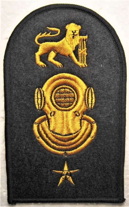 OLD S.A. NAVY DIVER PART 1 LATER PART 3 WINTER UNIFORM SOULDER TITLE IN UNUSED CONDITION