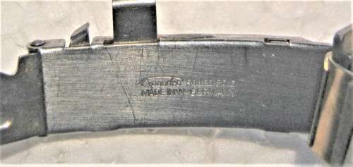 VINTAGE RALMOR ANTICHOC MENS WATCH WITH ROLLED GOLD STRAP - NOT WORKING AND BACK IS LOOSE