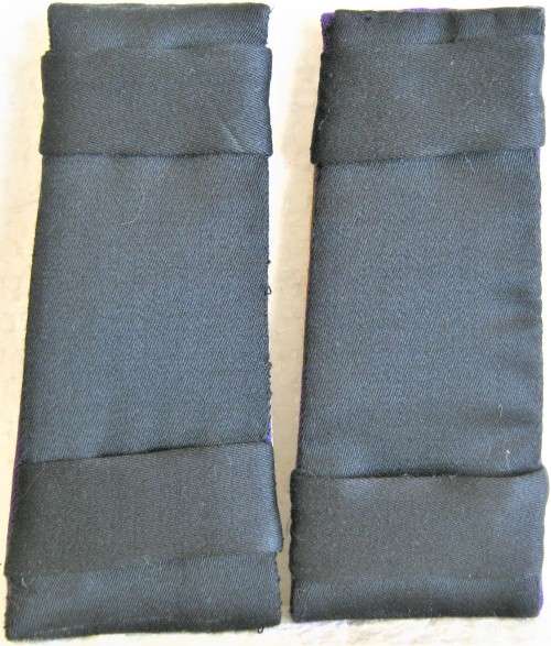 OLD S.A. NAVY CHAPLAIN`S SOFT SHOULDER STRAPS VARIANT WITH BULLION LIONS IN AN UNUSED CONDITION