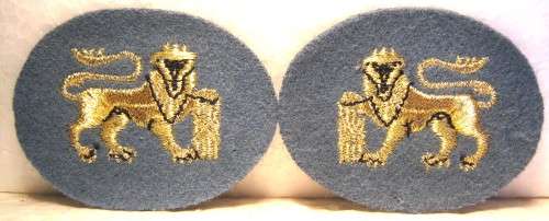 OLD S.A. NAVY  PAIR OF CHIEF PETTY OFFICER  RANKS WORN BY COXWAINS OF SMALLER DEPENDENT SHIPS