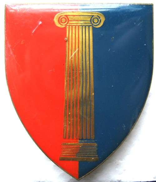 OLD S.A.D.F. 61 BASE WORKSHOP GOLD TYPE 2ND ISSUE FLASH WITH PINS IN GOOD CONDITION