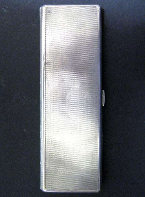 SOLID SILVER CIGARETTE CASE 118 gms.