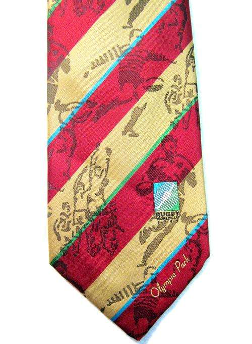 1995 RUGBY WORLD CUP "OLYMPIA PARK" TIE IN VERY GOOD CONDITION