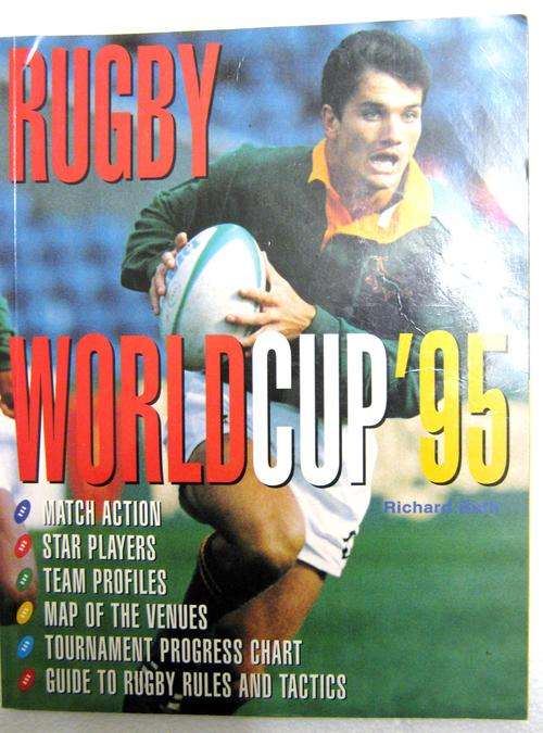 AUTOGRAPHED BY 10 WALLABY PLAYERS - RUGBY WORLD CUP 95 MAGAZINE