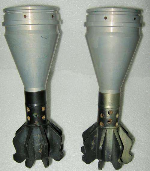 2 x PARACHUTE FLARE TAILS IN GOOD CONDITION